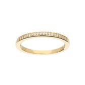 Glow - Gouden ring met steen G/SI
