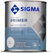 Sigma Houtlak Interieur Primer Mat - Betere Hechting - Goede Schuurbaarheid - Wit - 0.75L