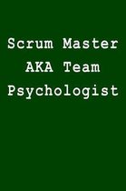 Scrum Master AKA Team Psychologist