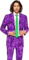 OppoSuits The Joker™ - Mannen Kostuum - Paars - Halloween - Maat 58