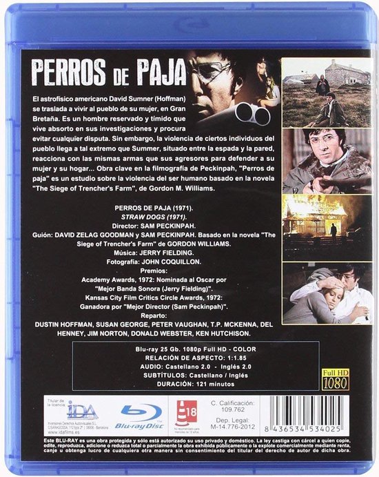 Straw Dogs (1971) [Bluray] (Bluray) Dvd's