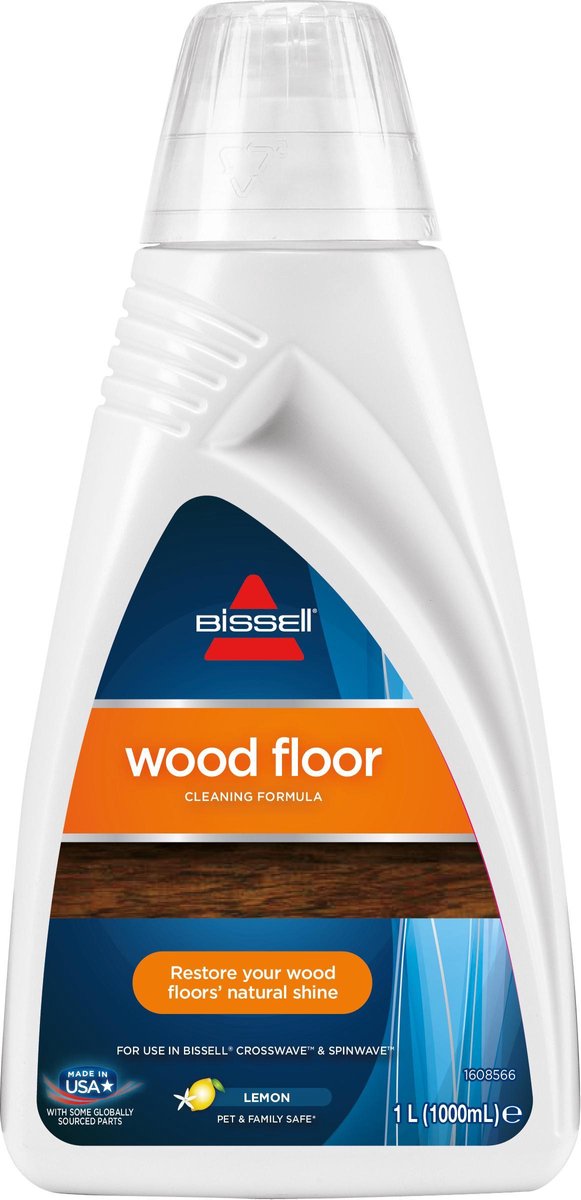BISSELL Wood Floor - Reinigingsmiddel voor houten vloeren voor SpinWave/CrossWave - 1l