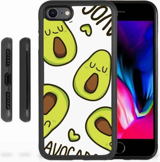 sticker maniac Demon Hoesje Gripcase iPhone 8 | 7 | SE (2020) Avocado Singing | bol.com