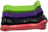 DW4Trading Resistance Power Band - Weerstandsband - Pull Up Band - Crossfit - Set van 4 Stuks