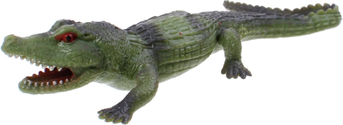 Johntoy dehnbar Kreaturen Krokodil 20 cm grün 