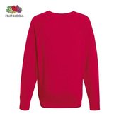 Pull Fruit of the Loom - col rond - taille S - homme - Couleur Rouge