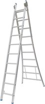 Ladder Type CB dubbel uitgebogen 2x10 sporten