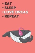 Eat Sleep Love Orcas Repeat