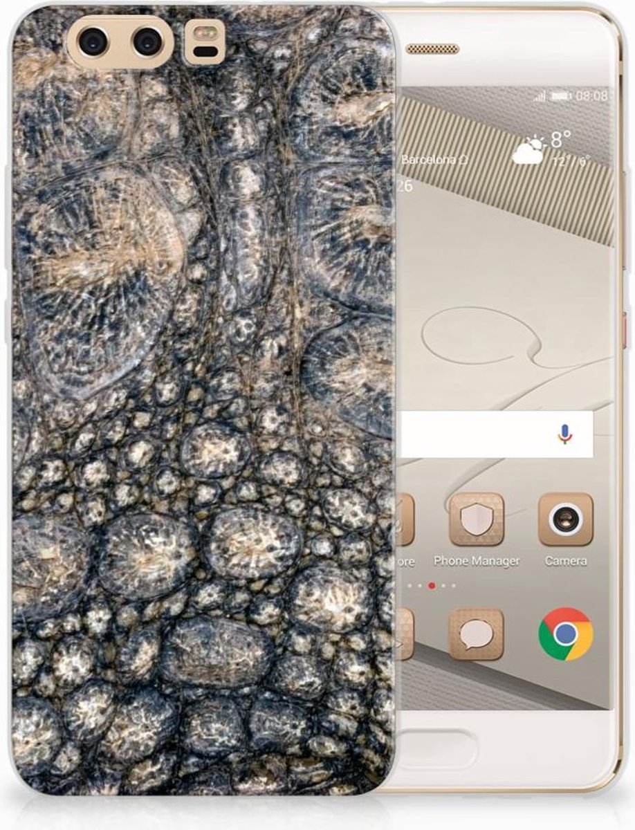 Huawei P10 Plus TPU Hoesje Krokodillenprint