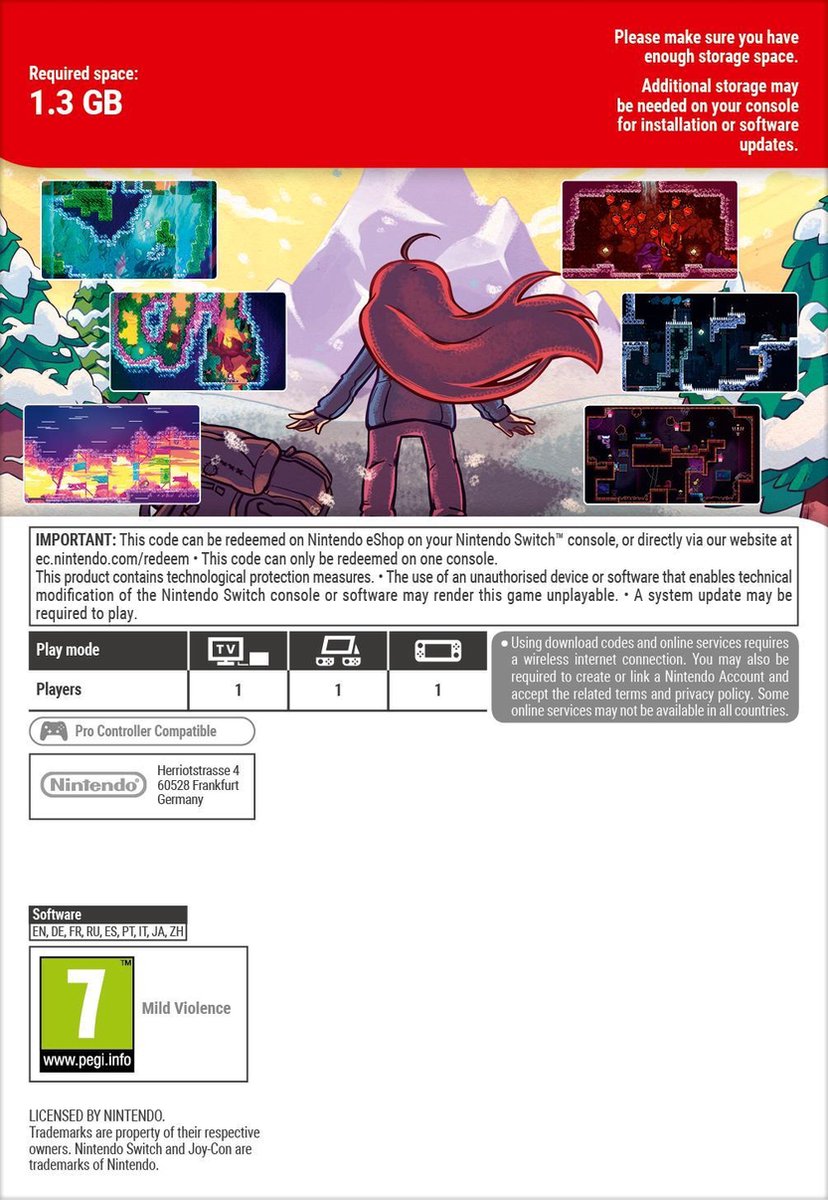 Celeste nintendo switch physical copy