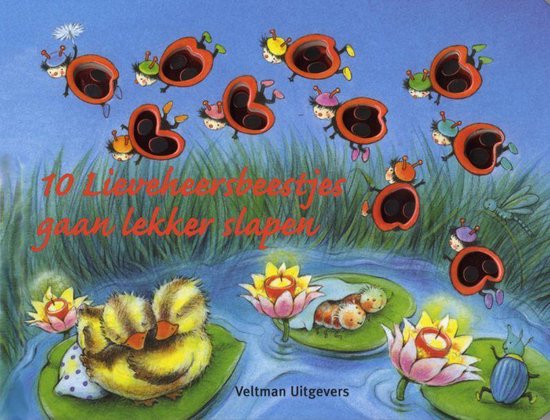 Cover van het boek '10 Lieveheersbeestjes gaan lekker slapen' van I. Alebi