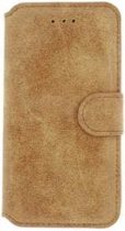 Xccess Wallet Book Stand Case Apple iPhone 7 Vintage Light Brown
