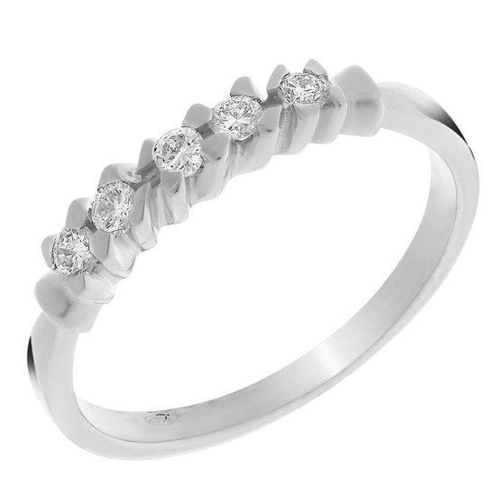 Orphelia RD-33218/1/55 - Ring - Witgoud 18 Karaat - Diamant 0.20 ct