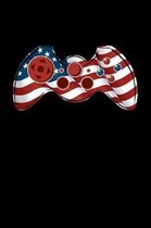 Happy 4th of July American Flag Gaming Journal