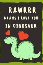 RAWRRR Means I Love You In Dinosaur
