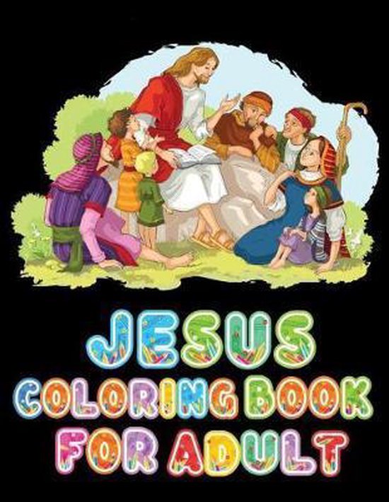 Jesus Coloring Book For Adult, Global Journal Notebook Publishing