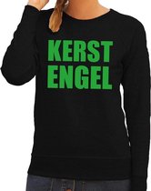 Foute kersttrui / sweater Kerst Engel zwart voor dames - Kersttruien XL (42)