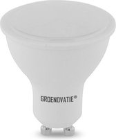Groenovatie LED Spot - 3,5W - GU10 Fitting - SMD - 53x50 mm - Warm Wit