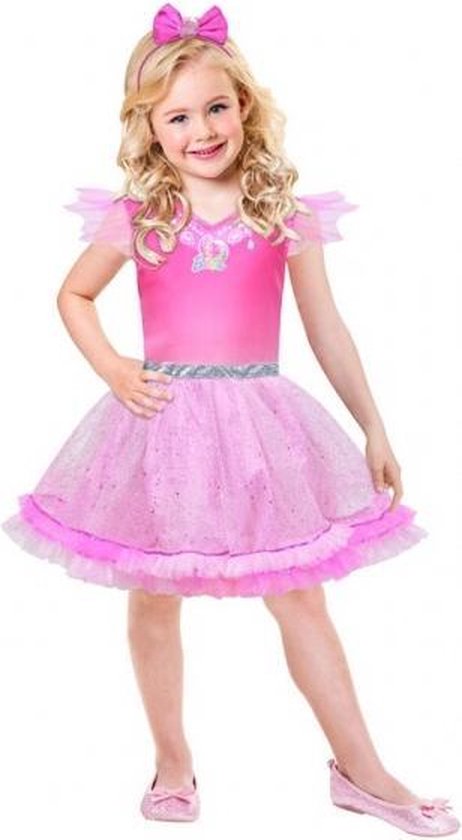 beginnen vod geweer Amscan Verkleedpak Barbie Meisjes Roze 3-5 Jaar | bol.com