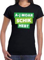 A-j moar schik hebt zwart festival t-shirt dames XL