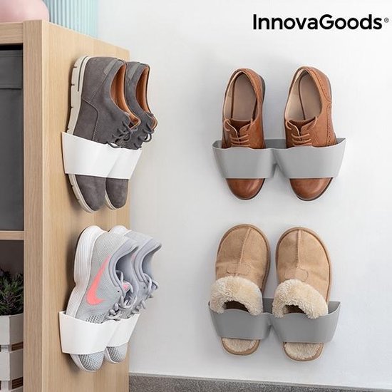 Innovagoods zelfklevende schoenrekken (4 paar) | bol.com