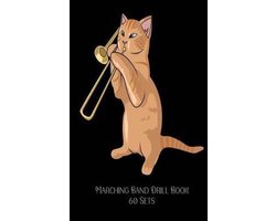 Marching Band Drill Book - Jazz Cat Playing The Trombone