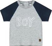 Ducky Beau Baby T-Shirt BOY - Grey Melange - Maat 92