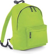 BagBase Backpack Rugzak - 14 l - Lime/Graphite