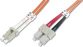 Digitus LC/SC, 10 m Glasvezel kabel Multi kleuren