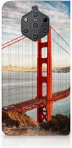 Coque Nokia 9 PureView Standcase Design Golden Gate Bridge