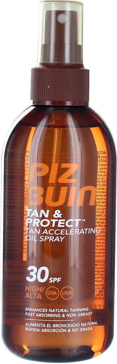 Goedkoopste Piz Buin Tan & Protect Oil Zonnespray - SPF 30 - 150 ml