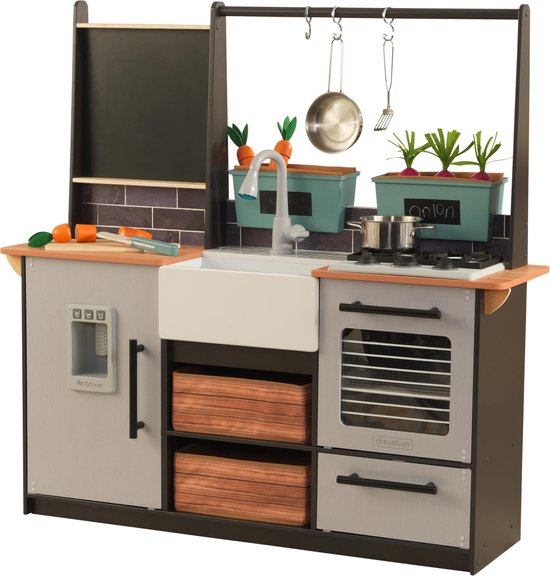 KidKraft Houten to Table-speelkeuken met licht, geluid, ijsmaker accessoires | bol.com
