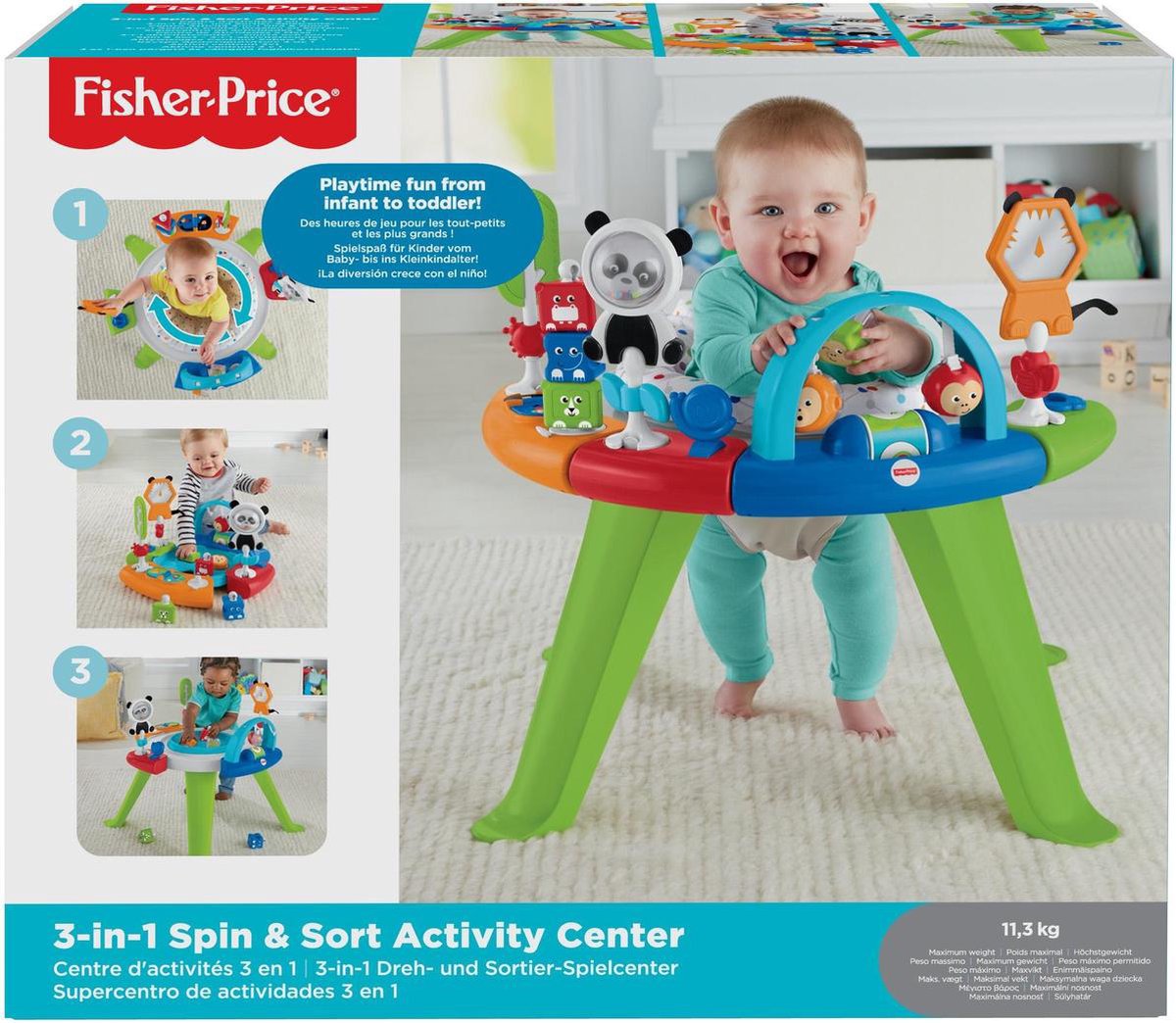 5€ sur Centre d'Activités Bébé Fisher Price - Produits bébés