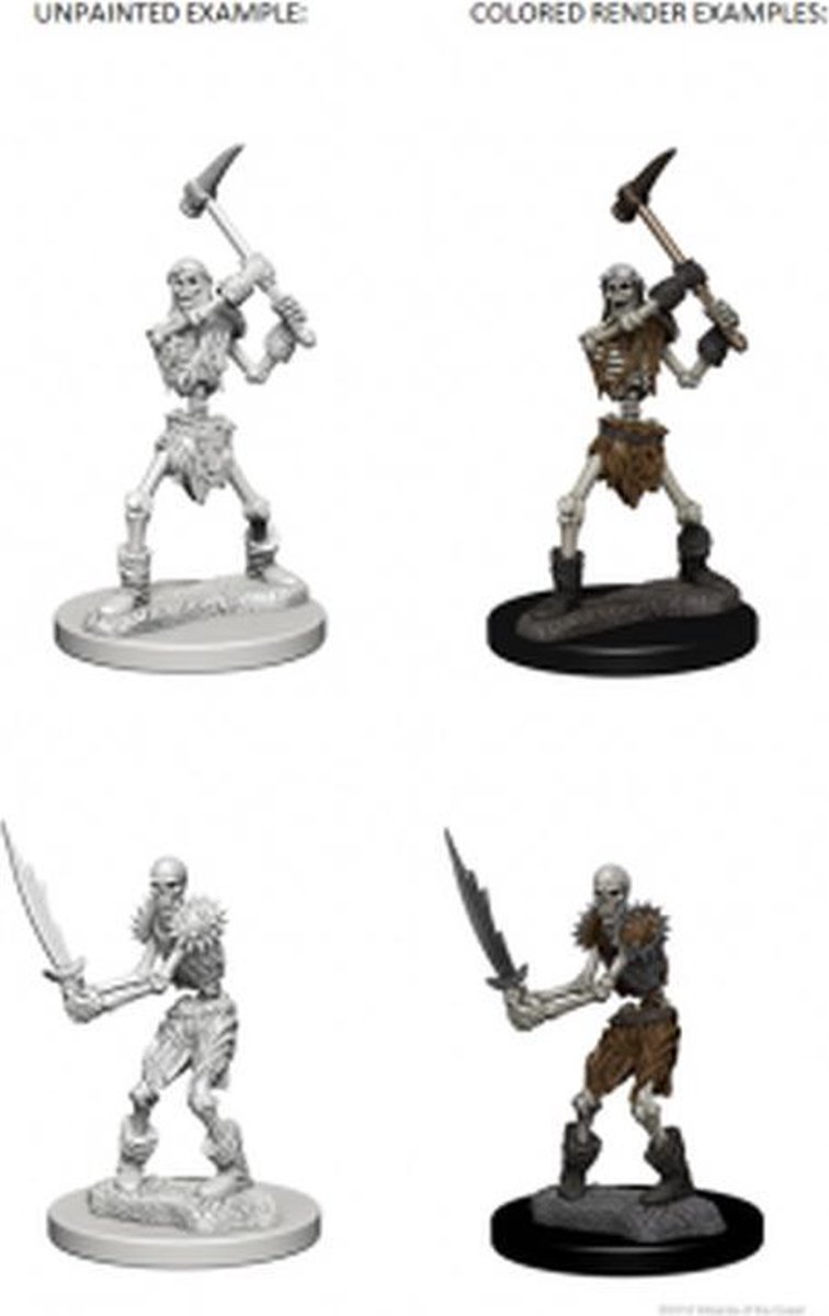 Nolzur's Marvelous Miniatures - Skeletons - 2 mini's