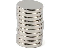 Sterke magneten rond – 50N - 20 stuks – 8 x 2mm