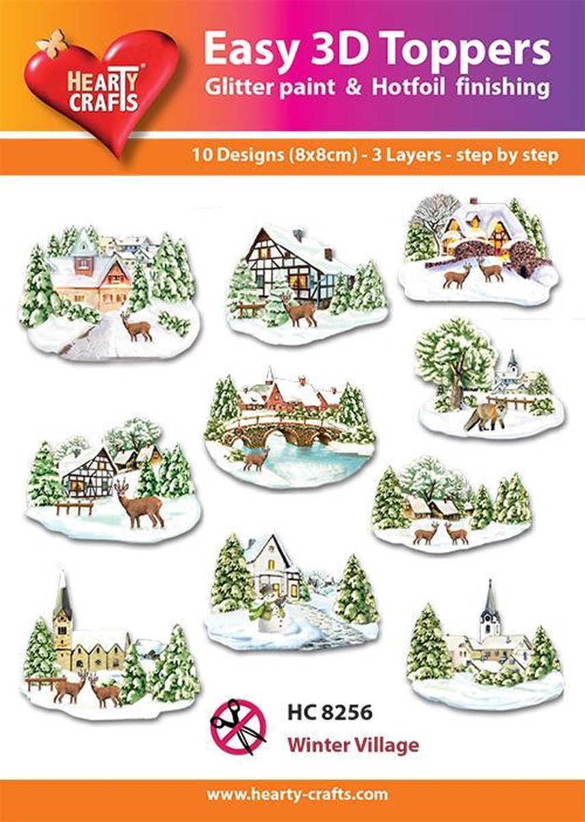 Easy 3D Toppers Winterdorp - HC8256