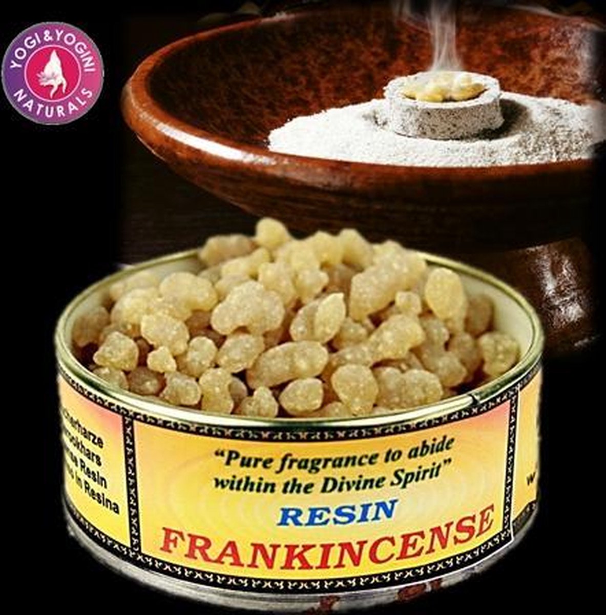Phoenix Import Mani Bhadra Wierookhars Frank Incense - 60 g Lichtbruin
