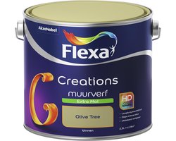 Flexa - Creations - Muurverf - Extra Mat - Olive Tree - 2,5 liter