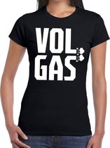 Vol gas festival t-shirt zwart dames L