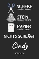 Nichts schl gt - Cindy - Notizbuch