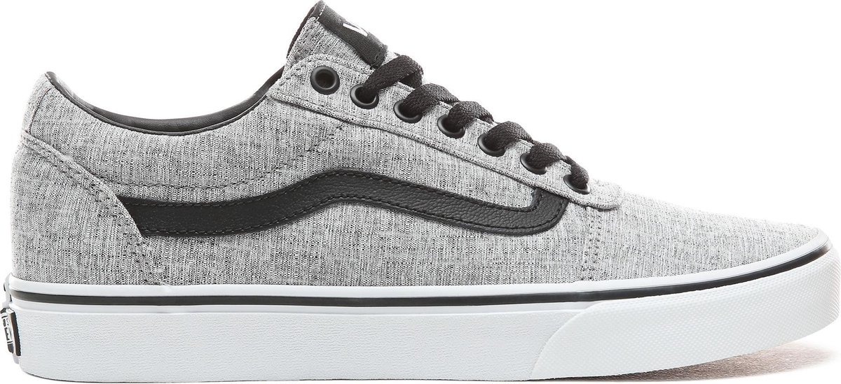 Vans Ward Textile Heren Sneakers - Gray/White - Maat 41 | bol.com