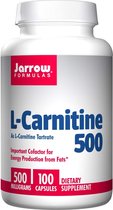 L-Carnitine 500, 500 mg (100 Capsules) - Jarrow Formulas