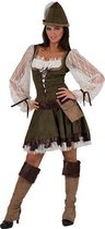 Verkleedpak Lady Marian jurk vrouw Robin Hood 36-38