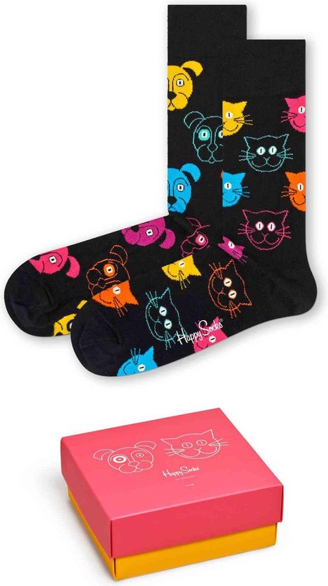 Coffret cadeau Happy Socks Cat VS Dog – Taille 41-46