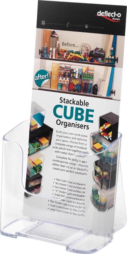 Porte-brochures Deflecto ft 1/3 A4