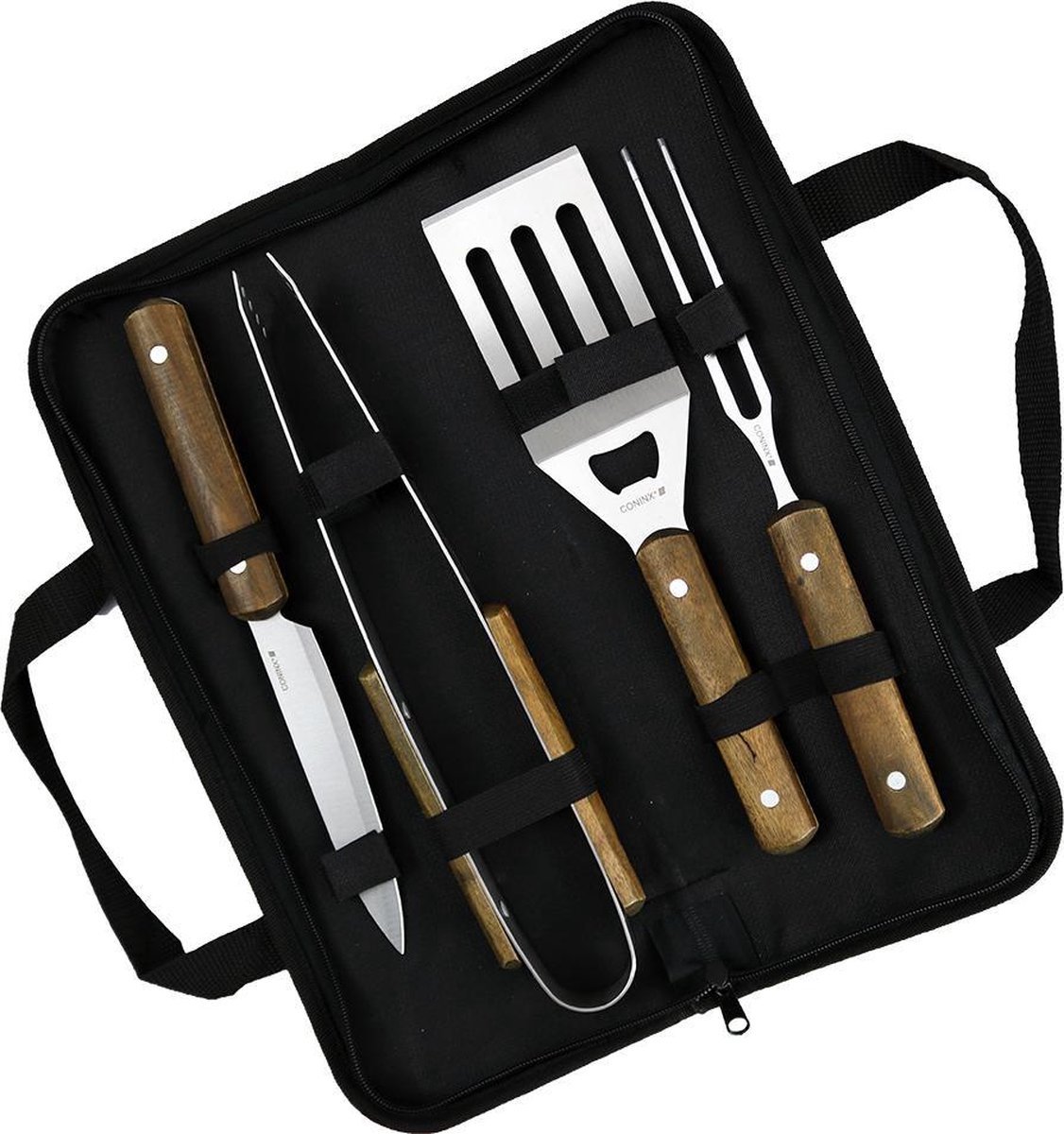 BBQ Accesoires Set Coninx Grilli BBQ Gereedschapset van 4 Barbecue