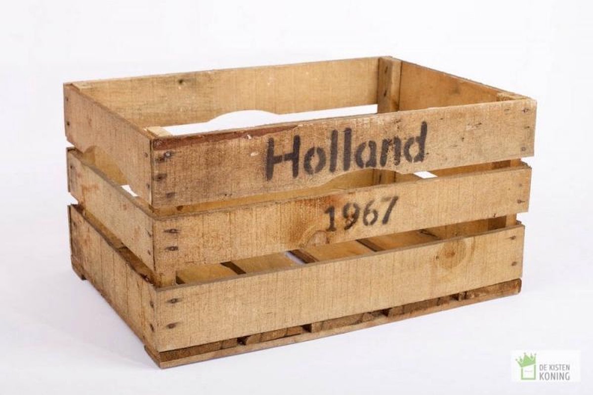via Verlating Duwen Appelkisten Oud Hollands - Fruitkisten - Houten kisten (set van 2 stuks) |  bol.com