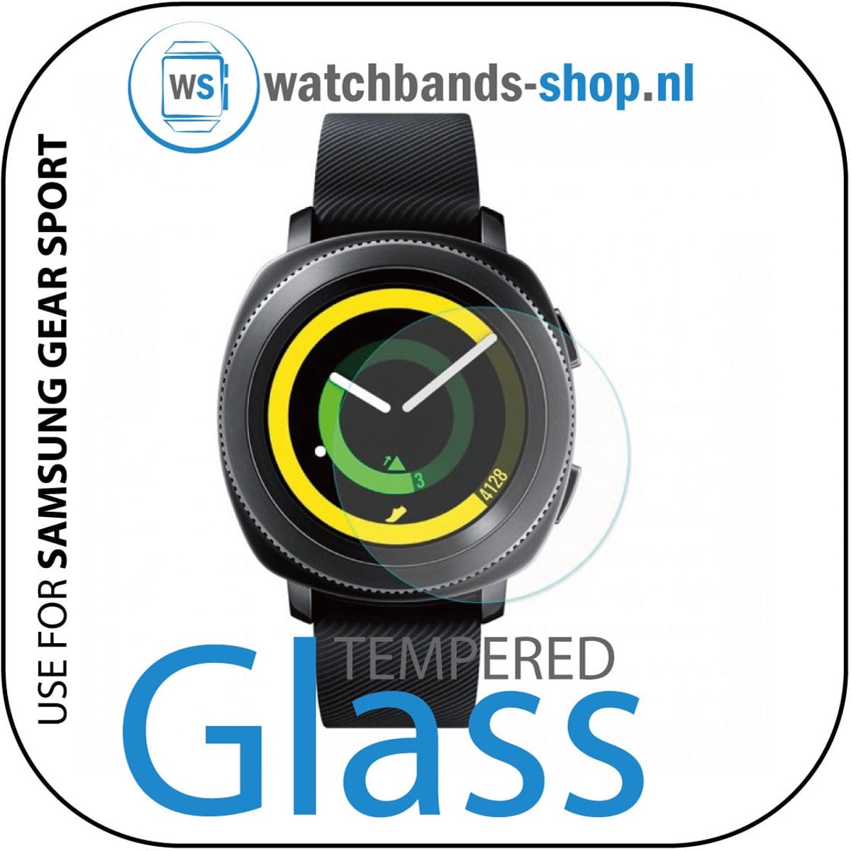 Screenprotector - Samsung Gear Sport Galaxy Watch 42mm - transparant glas