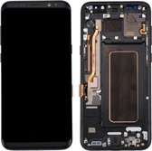Let op type!! Original LCD Screen + Original Touch Panel with Frame for Galaxy S8+ / G955 / G955F / G955FD / G955U / G955A / G955P / G955T / G955V / G955R4 / G955W / G9550(Black)