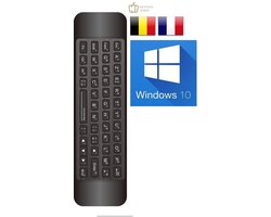 PEPPER JOBS Toetsenbord en Muis draadloos W10 AZERTY GYRO | FR / BE AZERTY layout toetsenbord Windows 10 | Geschikt voor GLK-UC2X en GLK-UCX mini pc met windows 10 besturingssysteem